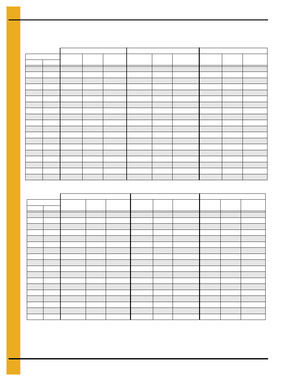 Drying time table…… 6 and 2122, Drying time table | Grain Systems PNEG-1915 User Manual | Page 32 / 90