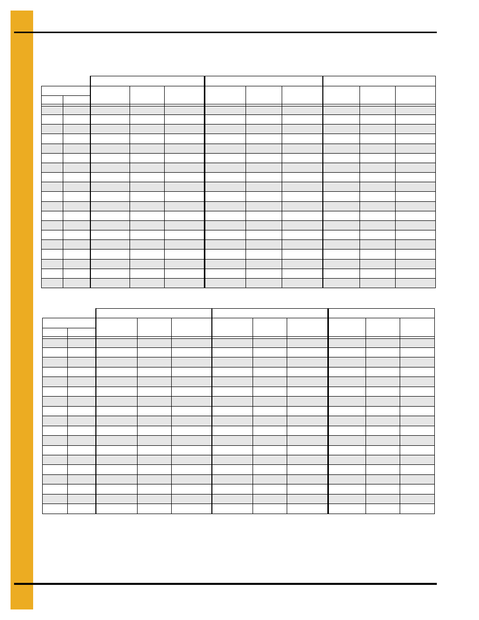 Drying time table…… 6 and 2140, Drying time table | Grain Systems PNEG-1915 User Manual | Page 46 / 90