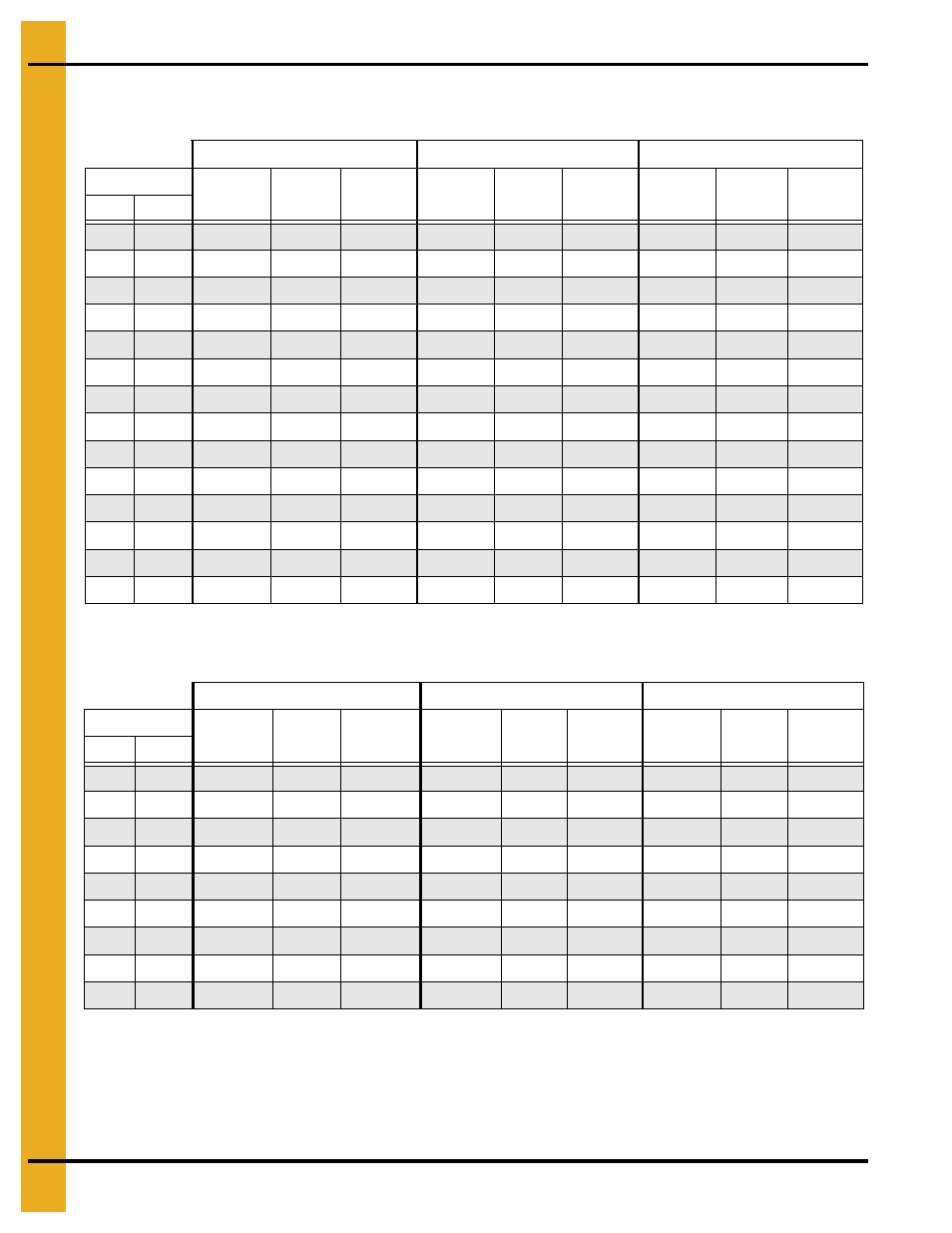 Drying time table | Grain Systems PNEG-1915 User Manual | Page 54 / 90