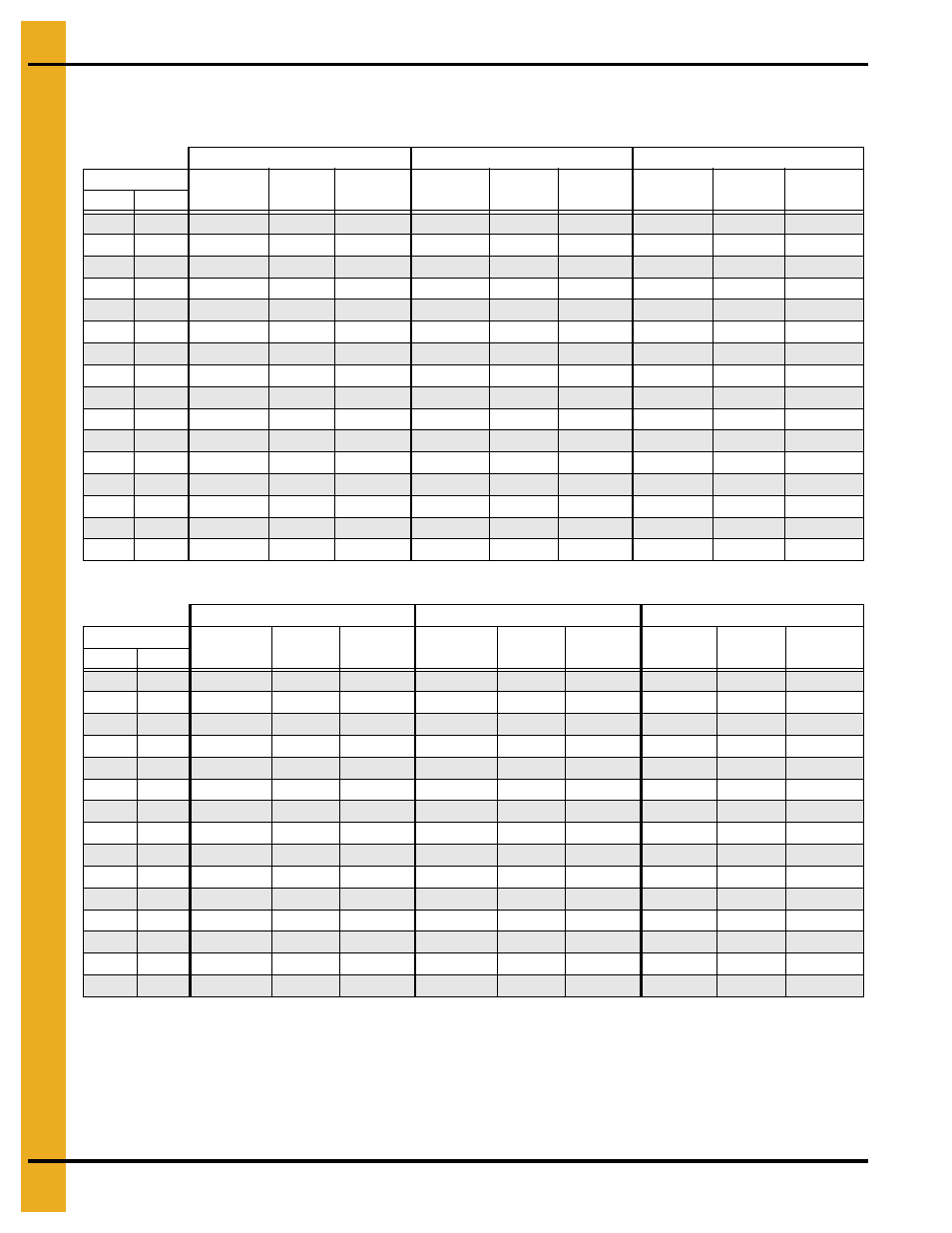 Drying time table…… 0 and 3202, Drying time table | Grain Systems PNEG-1915 User Manual | Page 56 / 90