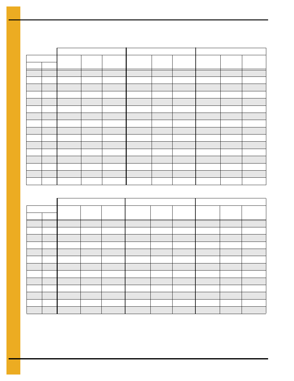 Drying time table…… 4 and 4143, Drying time table | Grain Systems PNEG-1915 User Manual | Page 68 / 90