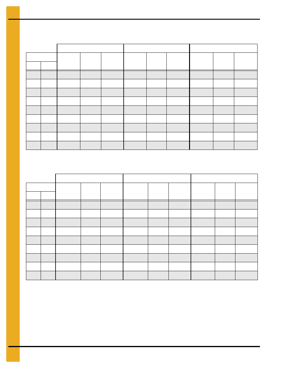 Drying time table | Grain Systems PNEG-1915 User Manual | Page 70 / 90
