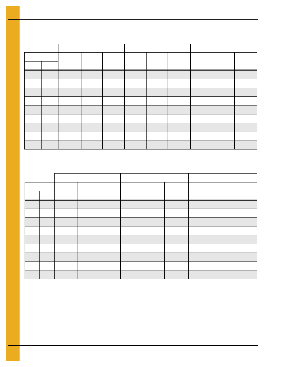 Drying time table | Grain Systems PNEG-1915 User Manual | Page 76 / 90