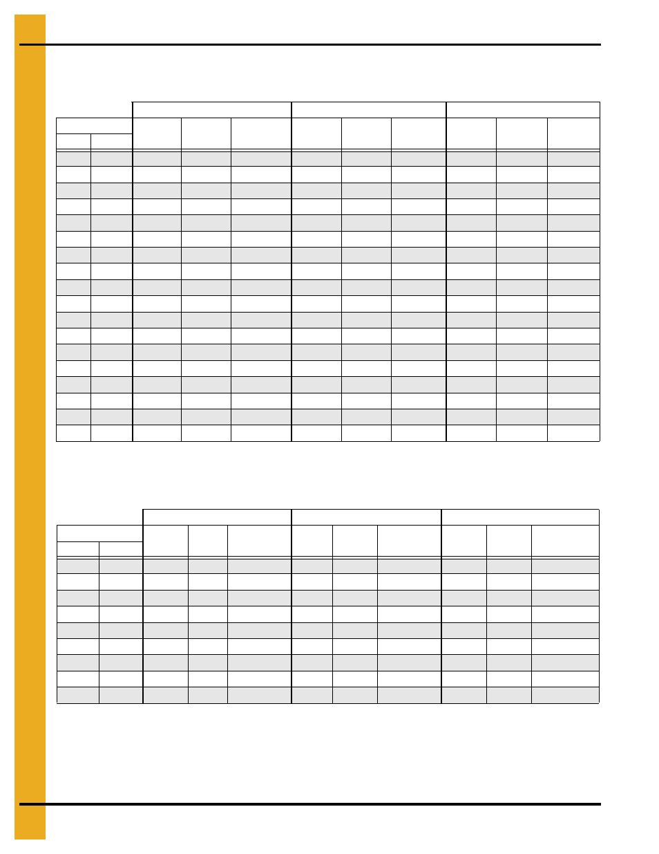 Drying time table…… 2 and d270 (continued), Drying time table | Grain Systems PNEG-1915 User Manual | Page 8 / 90