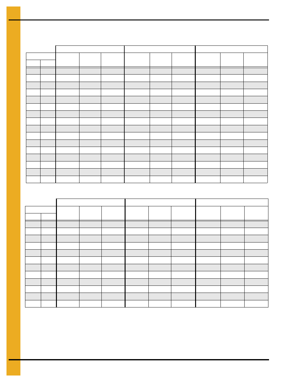 Drying time table…… 6 and 4263, Drying time table | Grain Systems PNEG-1915 User Manual | Page 80 / 90