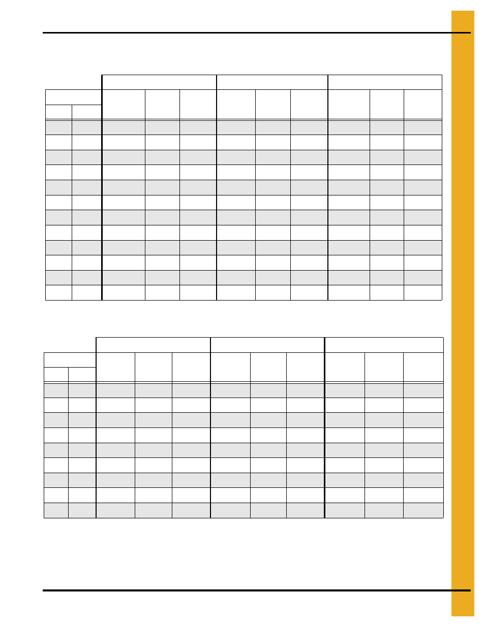 Drying time table | Grain Systems PNEG-1915 User Manual | Page 81 / 90