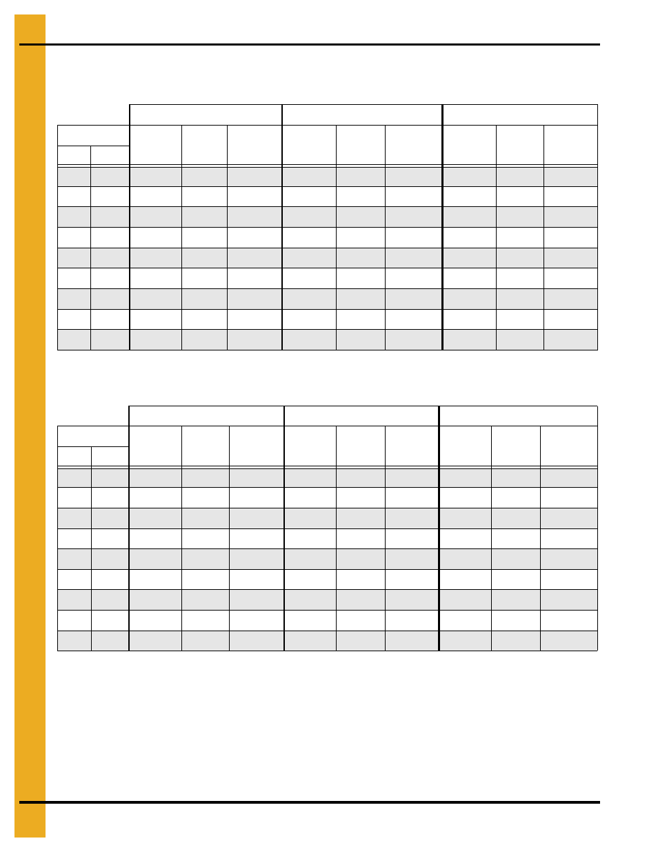 Drying time table | Grain Systems PNEG-1915 User Manual | Page 88 / 90