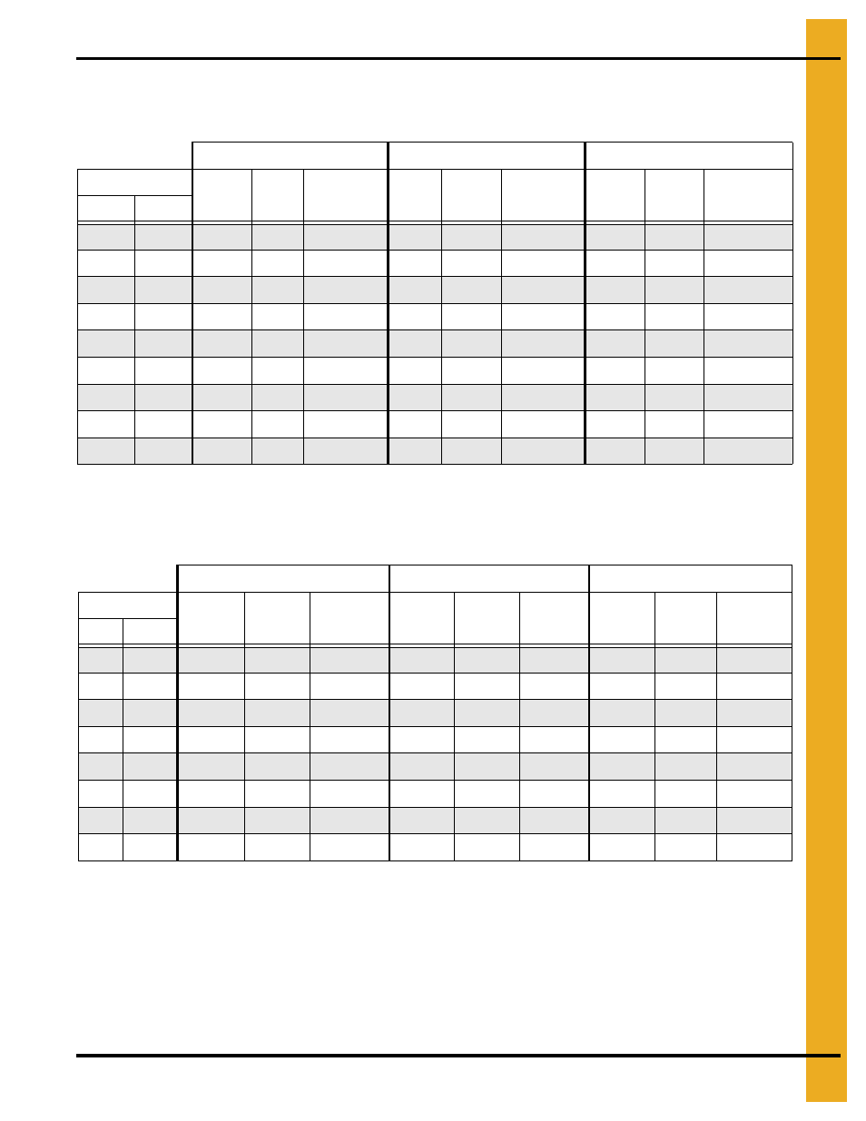 Drying time table…… 2 and d270 (continued), Drying time table | Grain Systems PNEG-1915 User Manual | Page 9 / 90