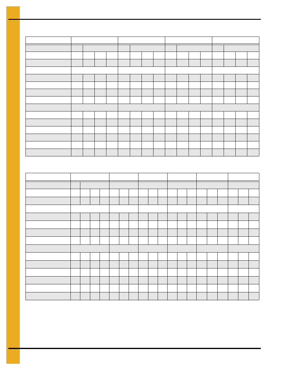 Fan specifications, Chapter 4 fan specifications, 1750 rpm fan electrical specifications | Pecifications chart | Grain Systems PNEG-163-08 User Manual | Page 18 / 78
