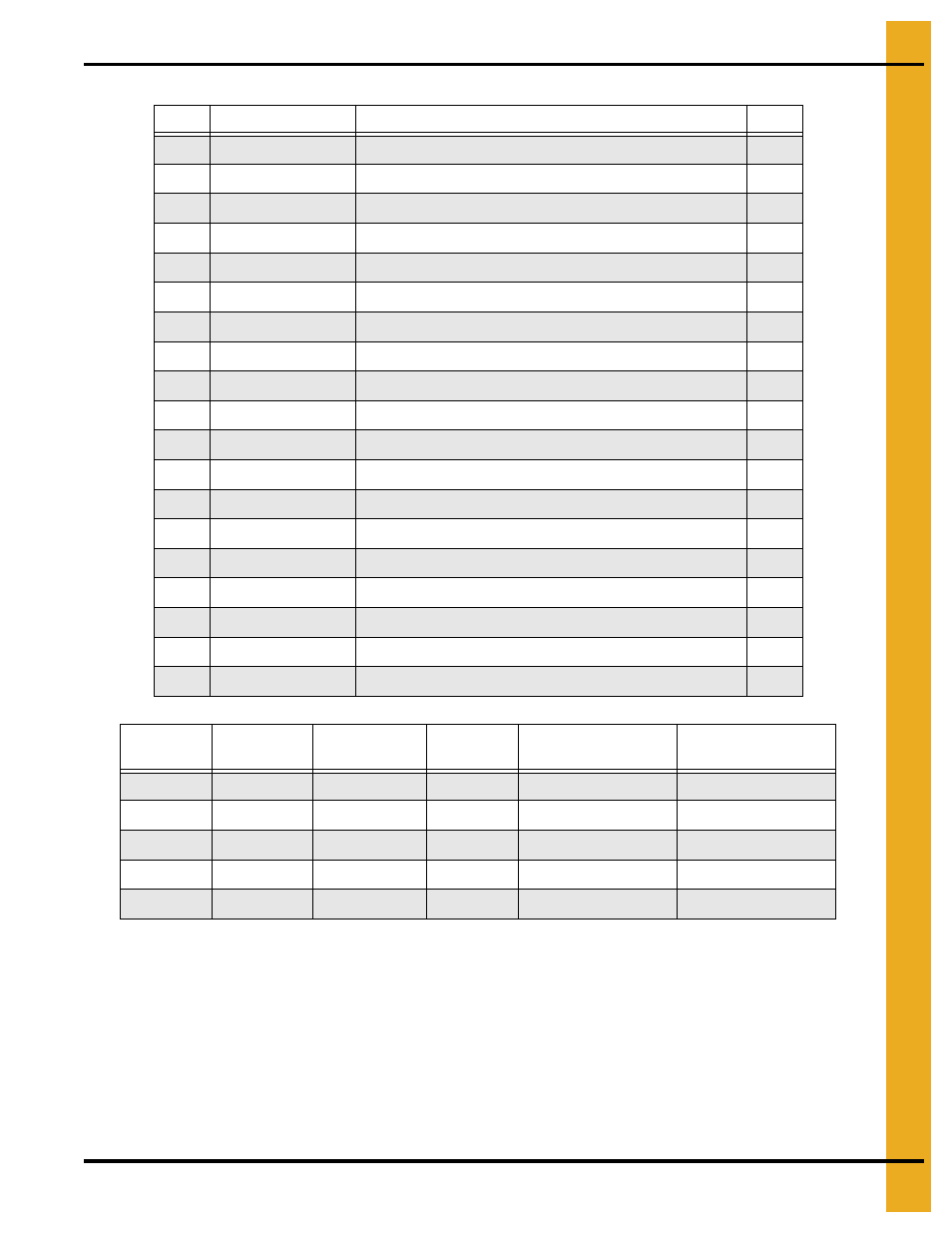 Parts list | Grain Systems PNEG-163-08 User Manual | Page 51 / 78
