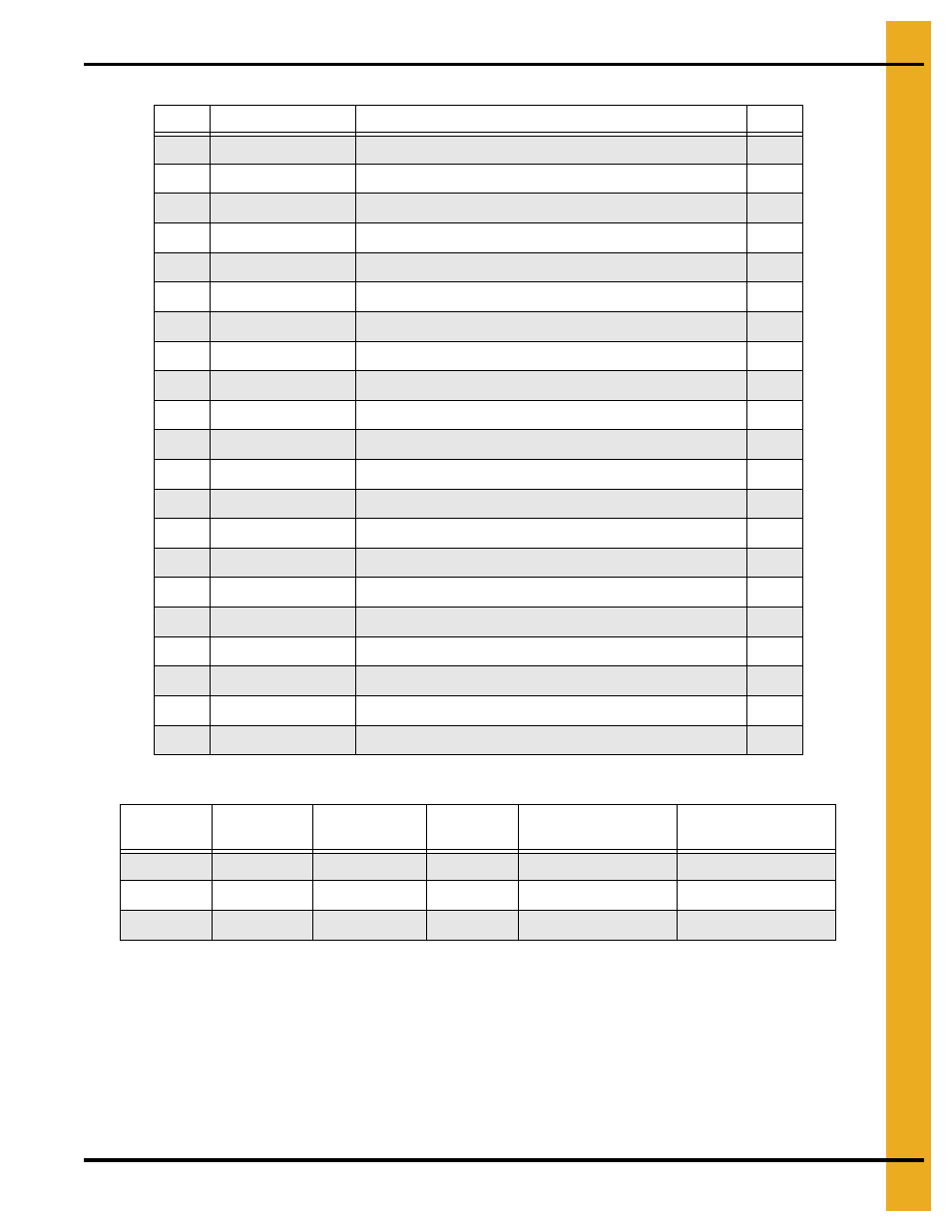 Parts list | Grain Systems PNEG-163-08 User Manual | Page 55 / 78