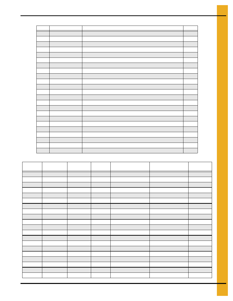 Parts list | Grain Systems PNEG-163-08 User Manual | Page 57 / 78