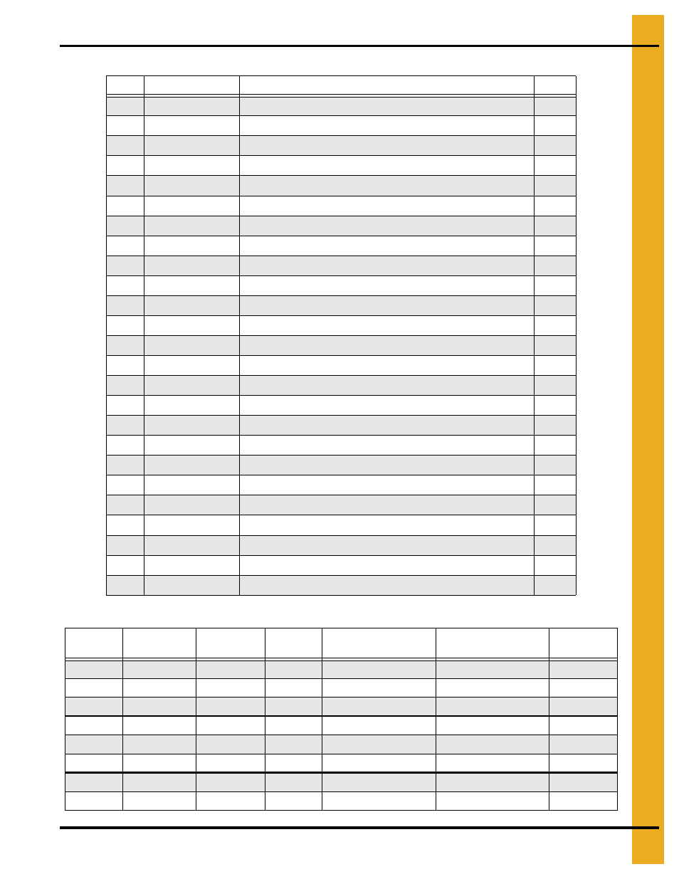 Parts list | Grain Systems PNEG-163-08 User Manual | Page 59 / 78