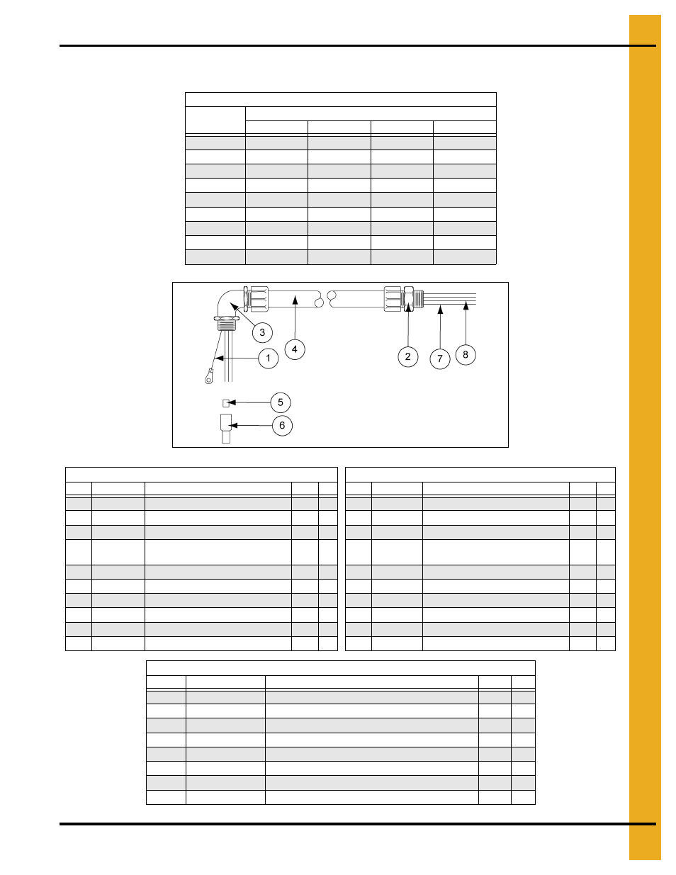 Motor conduit assembly (continued), Parts list | Grain Systems PNEG-163-08 User Manual | Page 61 / 78