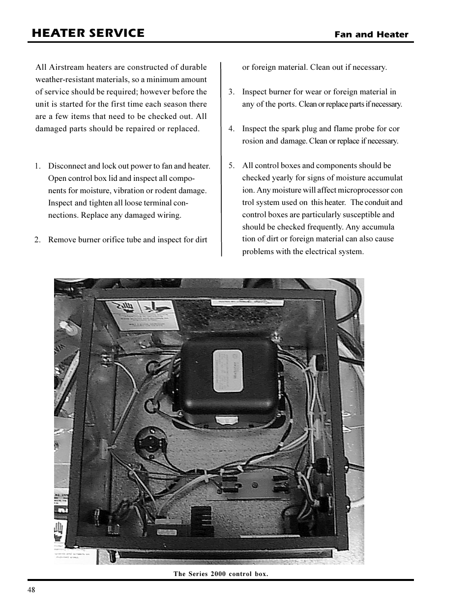 Heater service | Grain Systems PNEG-377 User Manual | Page 48 / 98