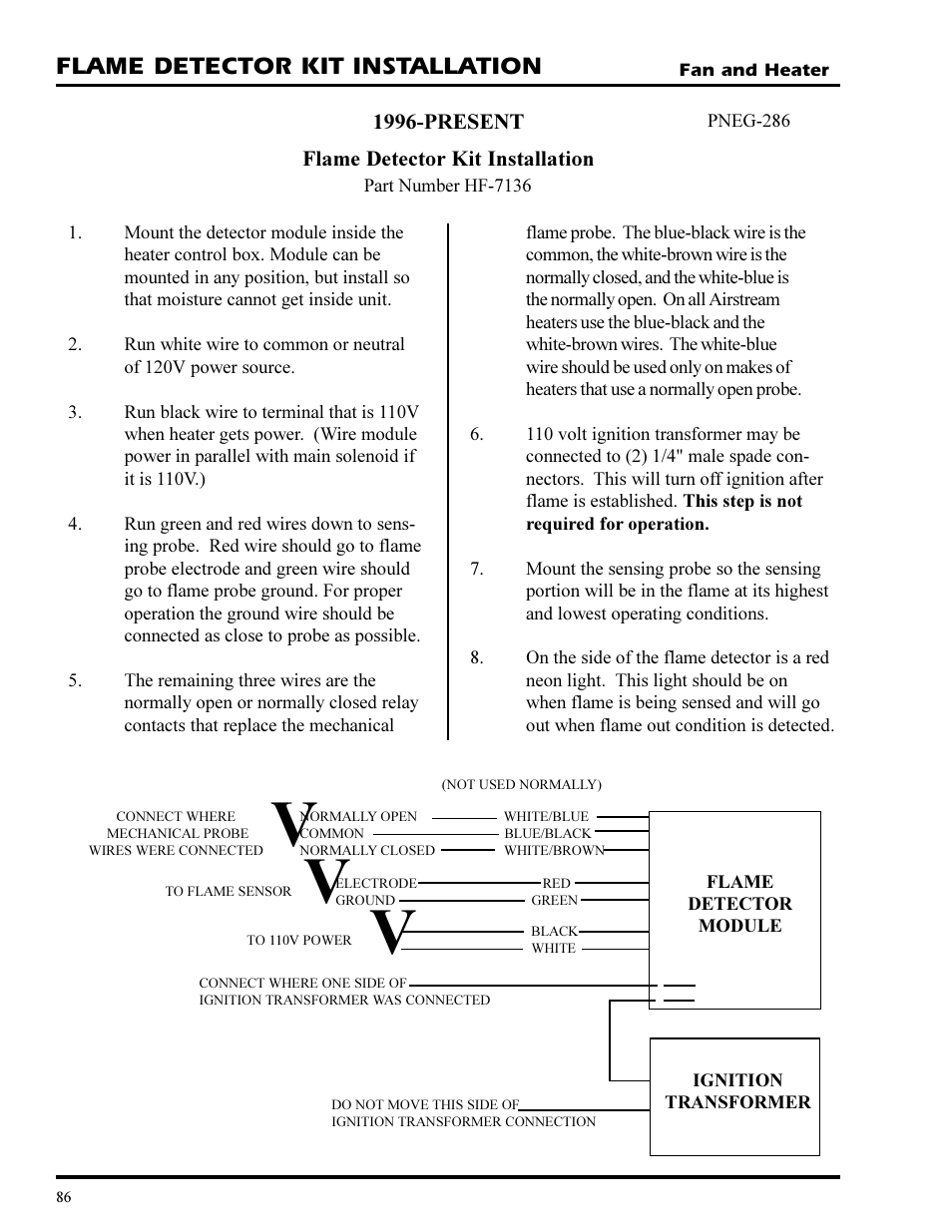 Flame detector kit installation | Grain Systems PNEG-377 User Manual | Page 86 / 98