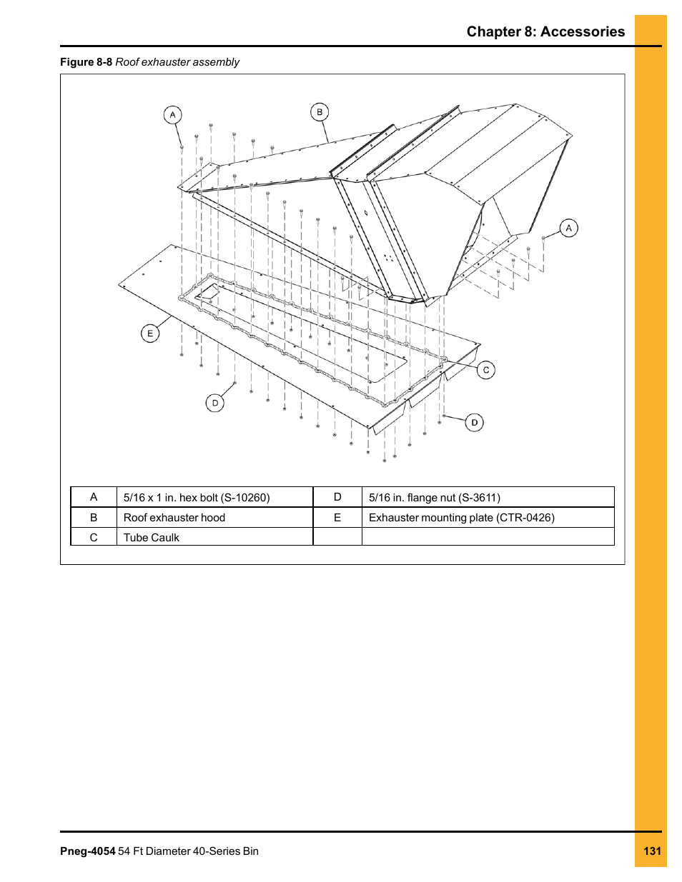Chapter 8: accessories | Grain Systems Tanks PNEG-4054 User Manual | Page 131 / 164