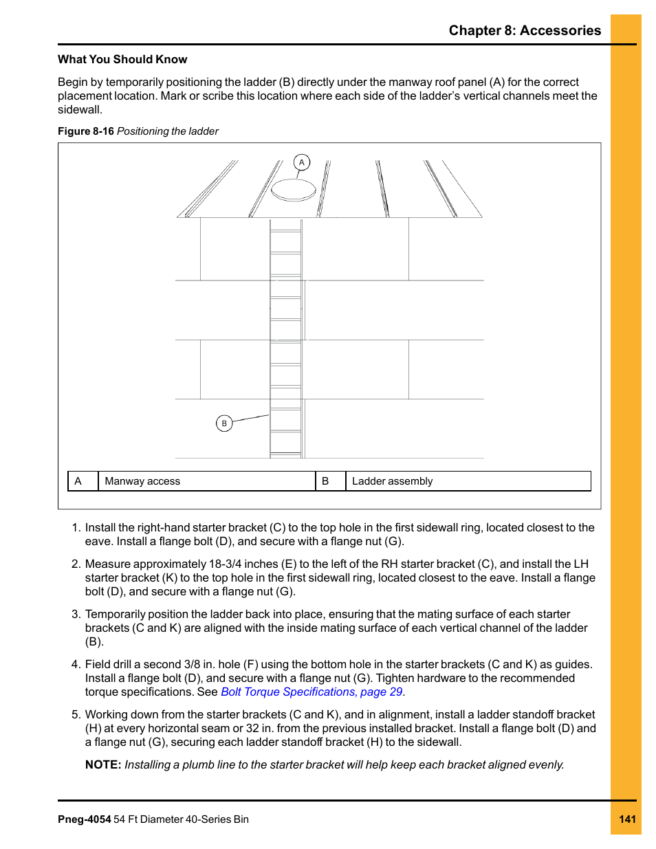 Chapter 8: accessories | Grain Systems Tanks PNEG-4054 User Manual | Page 141 / 164