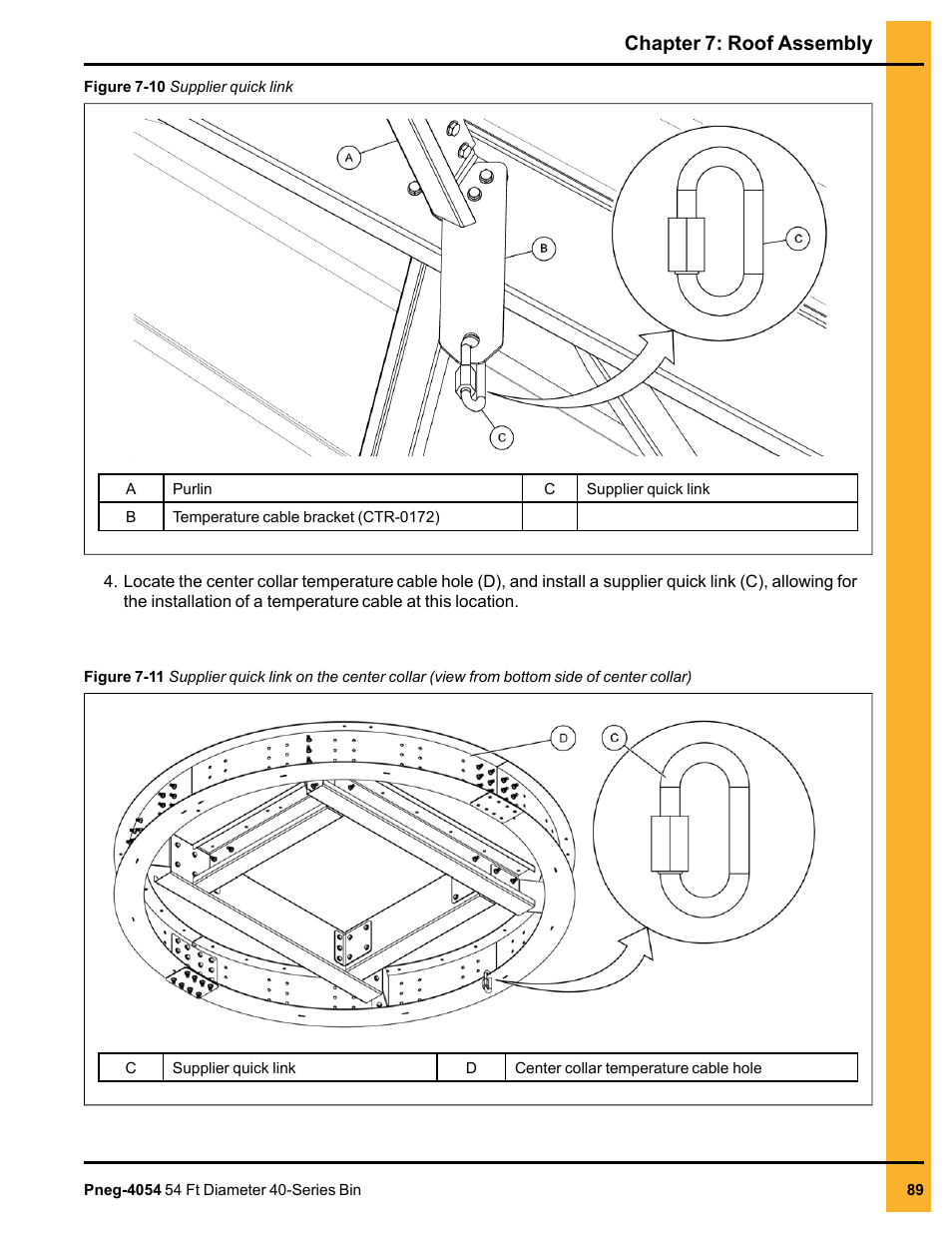 Chapter 7: roof assembly | Grain Systems Tanks PNEG-4054 User Manual | Page 89 / 164