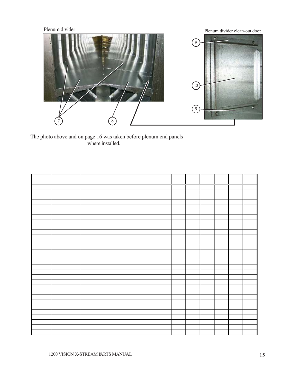 Plenum divider | Grain Systems PNEG-1616 User Manual | Page 15 / 70