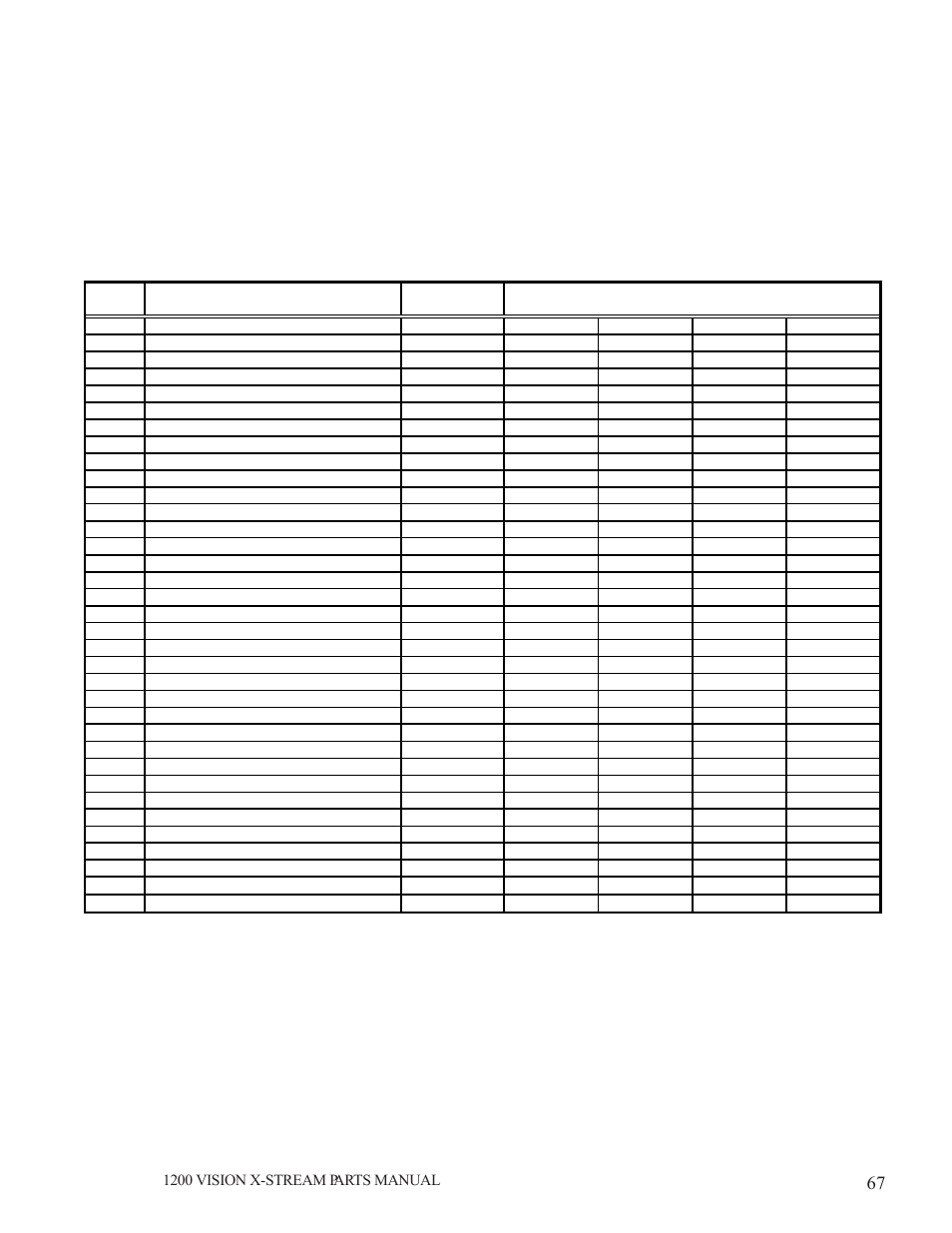 Upper control box component part numbers | Grain Systems PNEG-1616 User Manual | Page 67 / 70