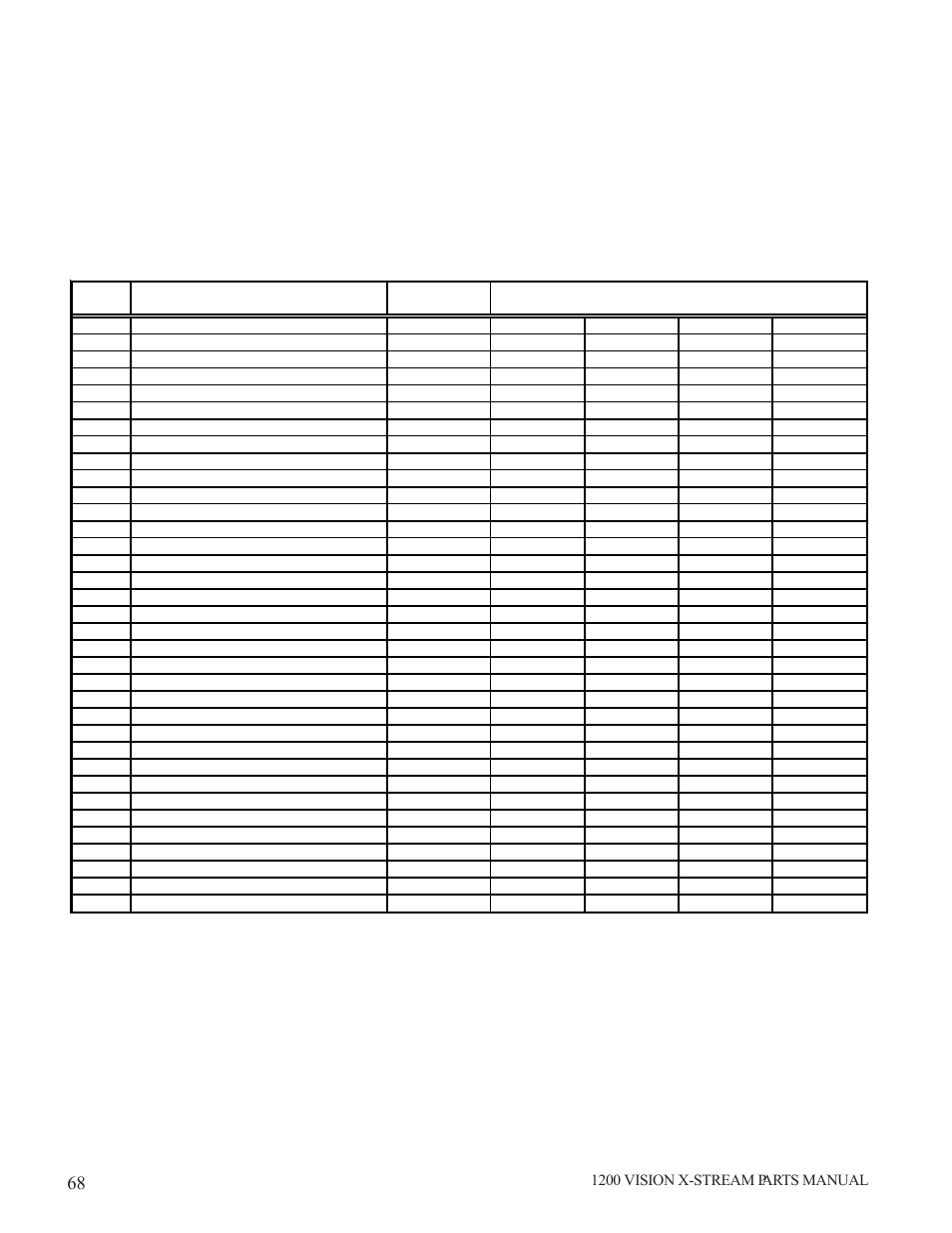 Upper control box component part numbers | Grain Systems PNEG-1616 User Manual | Page 68 / 70