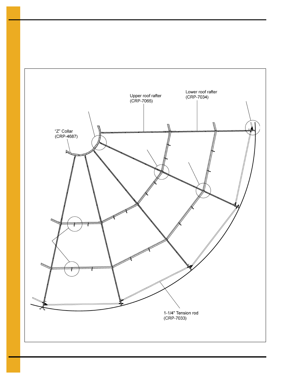 36' roof instructions | Grain Systems Bin Accessories PNEG-1893 User Manual | Page 12 / 20