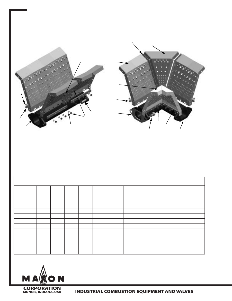 Series np-le airflo, Burners, Corporation | Industrial combustion equipment and valves | Grain Systems PNEG-526 User Manual | Page 104 / 192
