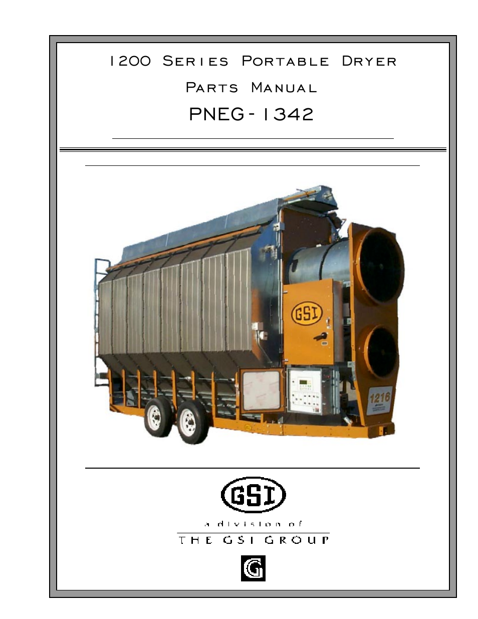 Grain Systems PNEG-1342 User Manual | 72 pages