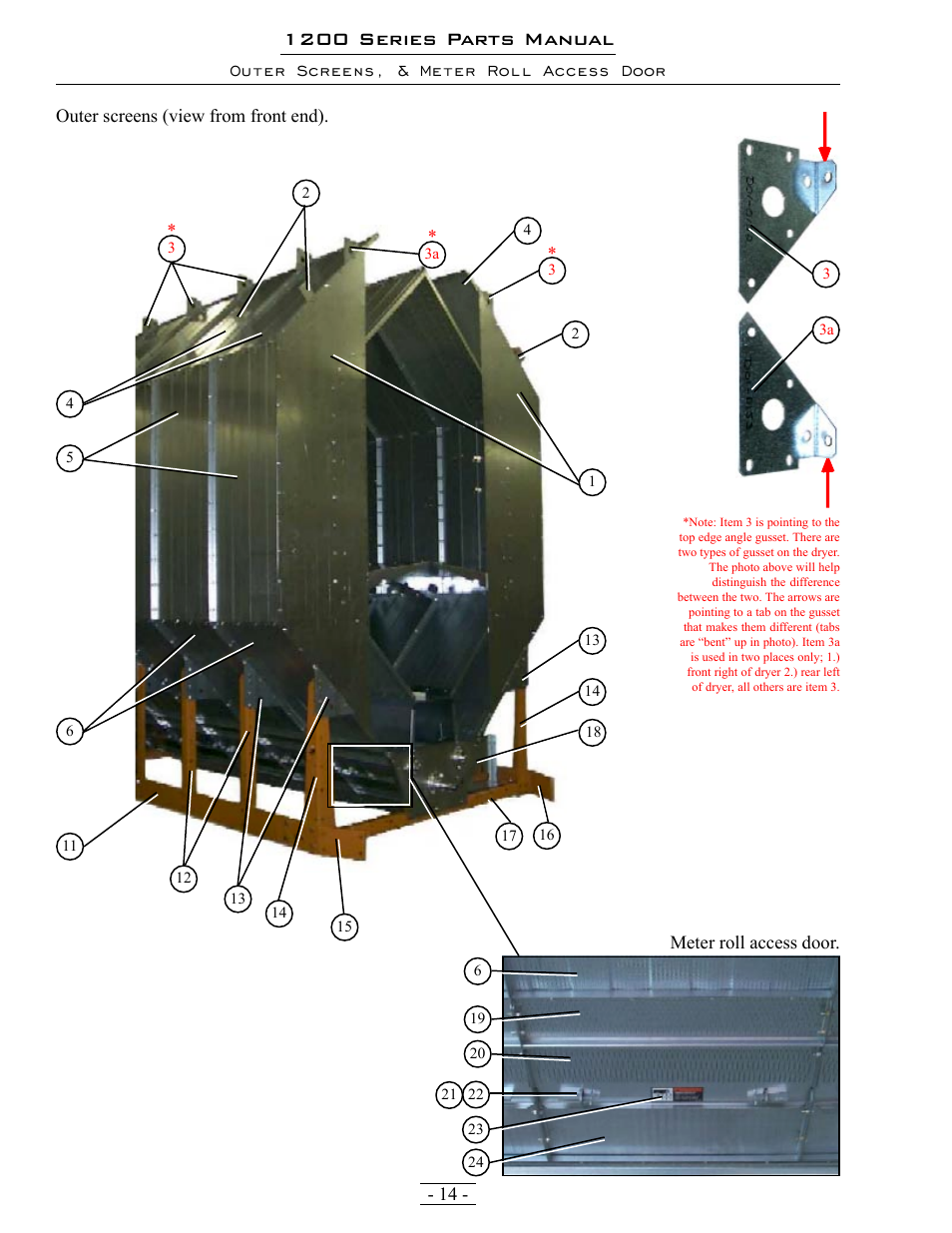 1200 series parts manual | Grain Systems PNEG-1342 User Manual | Page 14 / 72