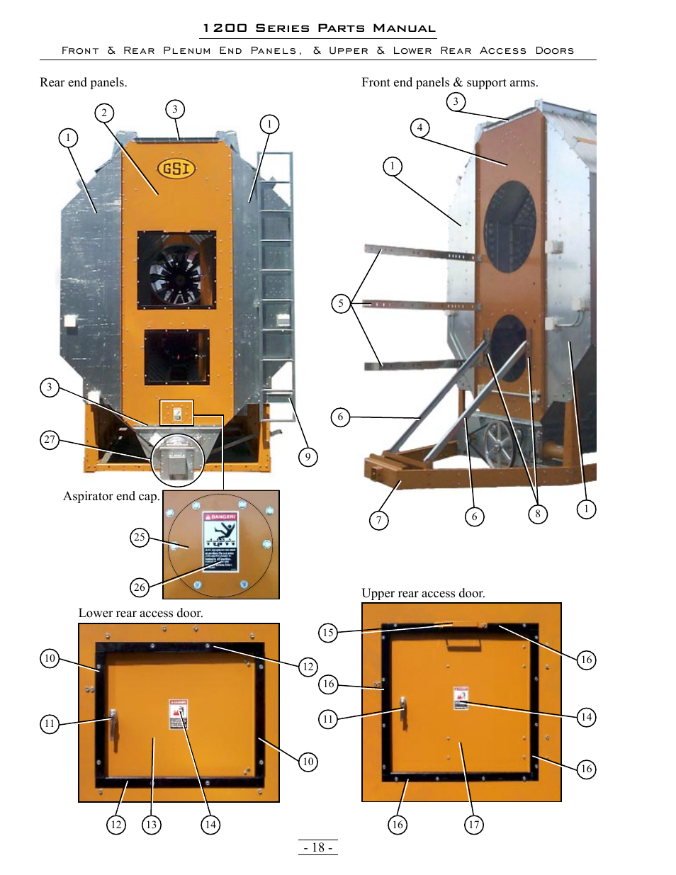 1200 series parts manual | Grain Systems PNEG-1342 User Manual | Page 18 / 72