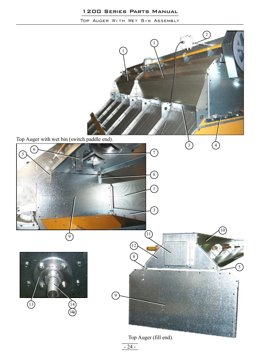 1200 series parts manual | Grain Systems PNEG-1342 User Manual | Page 24 / 72
