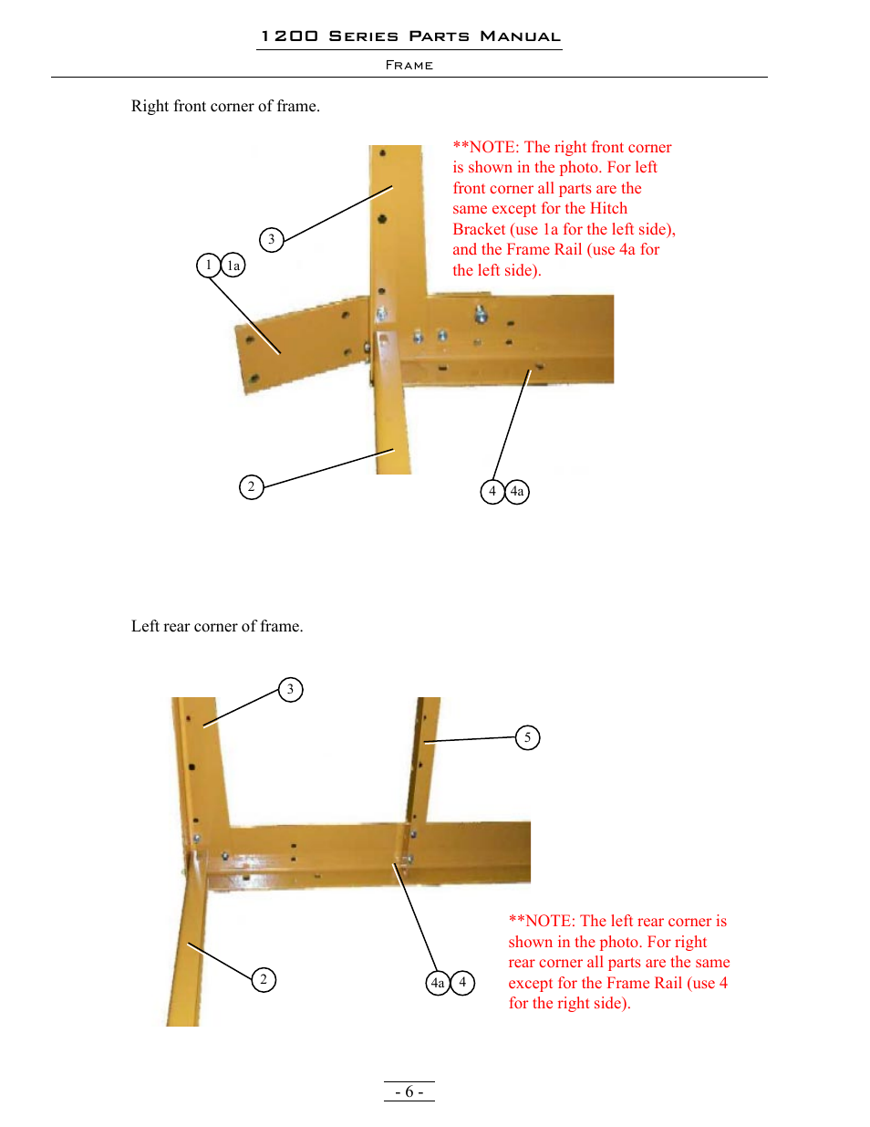 1200 series parts manual | Grain Systems PNEG-1342 User Manual | Page 6 / 72
