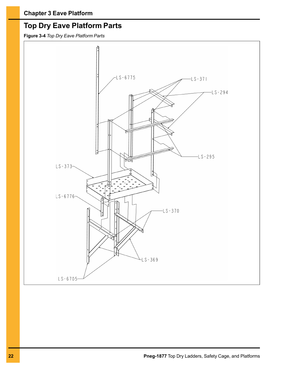 Top dry eave platform parts | Grain Systems PNEG-1877 User Manual | Page 22 / 36