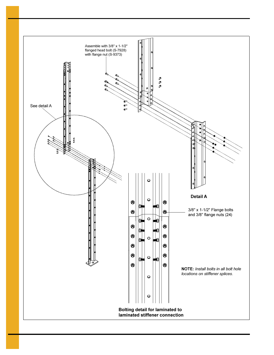 Laminated stiffener splice | Grain Systems Tanks PNEG-1400 User Manual | Page 34 / 54