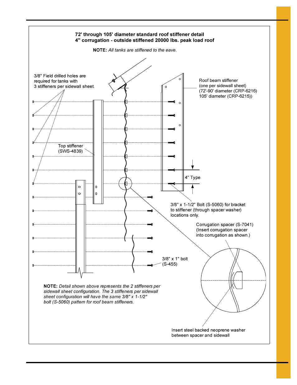 4" wcl commercial tank stiffener instructions | Grain Systems Tanks PNEG-1400 User Manual | Page 41 / 54