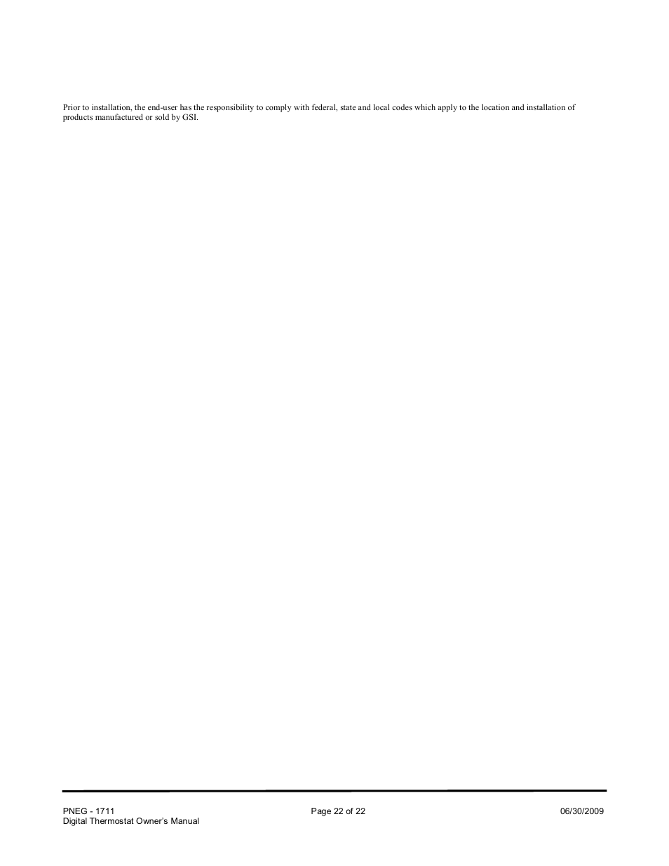 Grain Systems PNEG-1711 User Manual | Page 22 / 22
