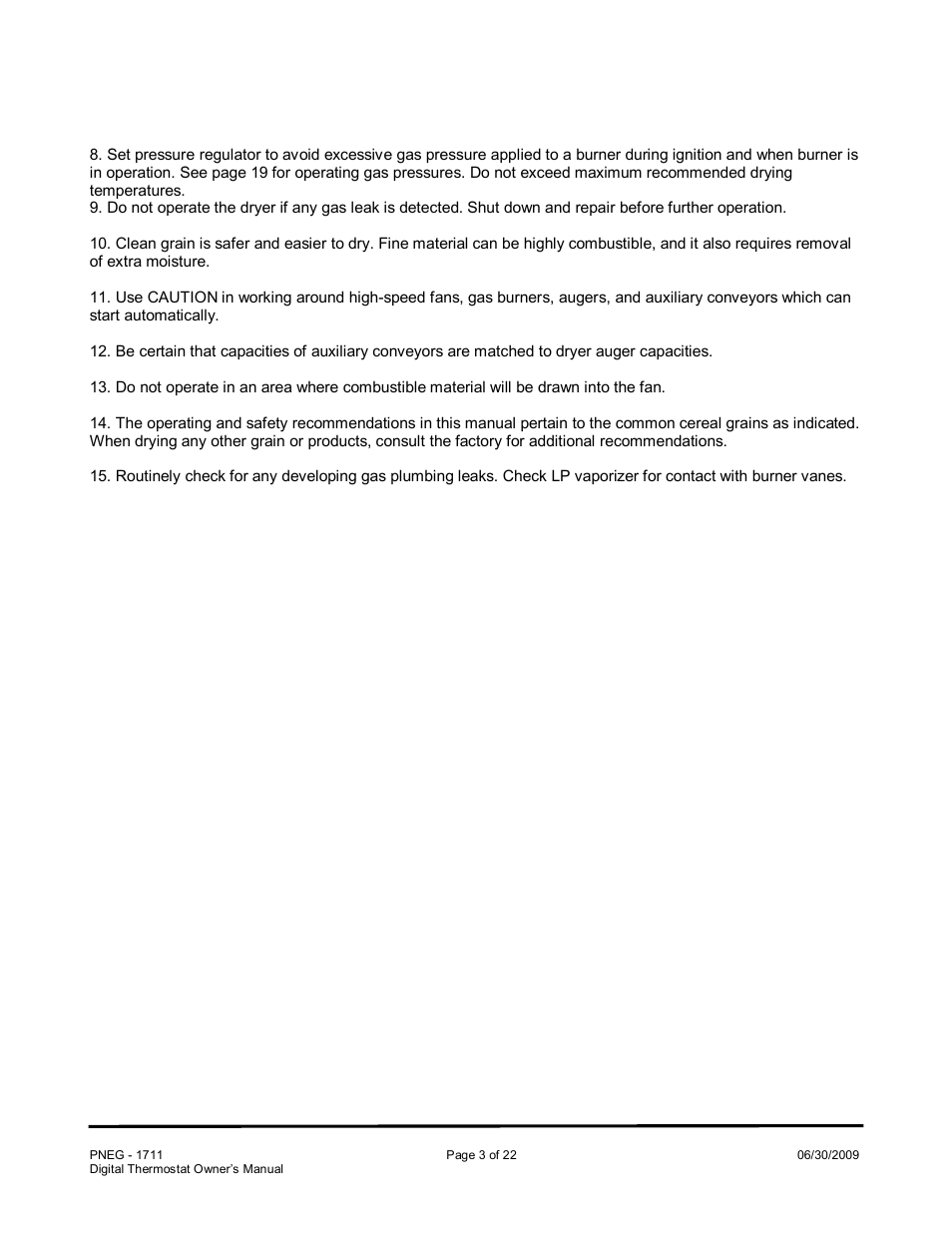 Grain Systems PNEG-1711 User Manual | Page 3 / 22
