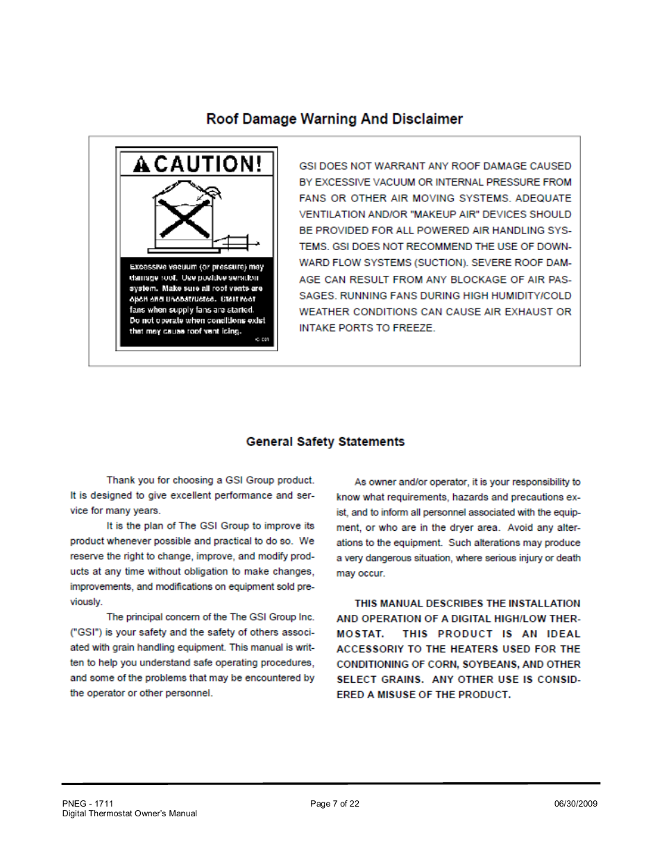 Grain Systems PNEG-1711 User Manual | Page 7 / 22