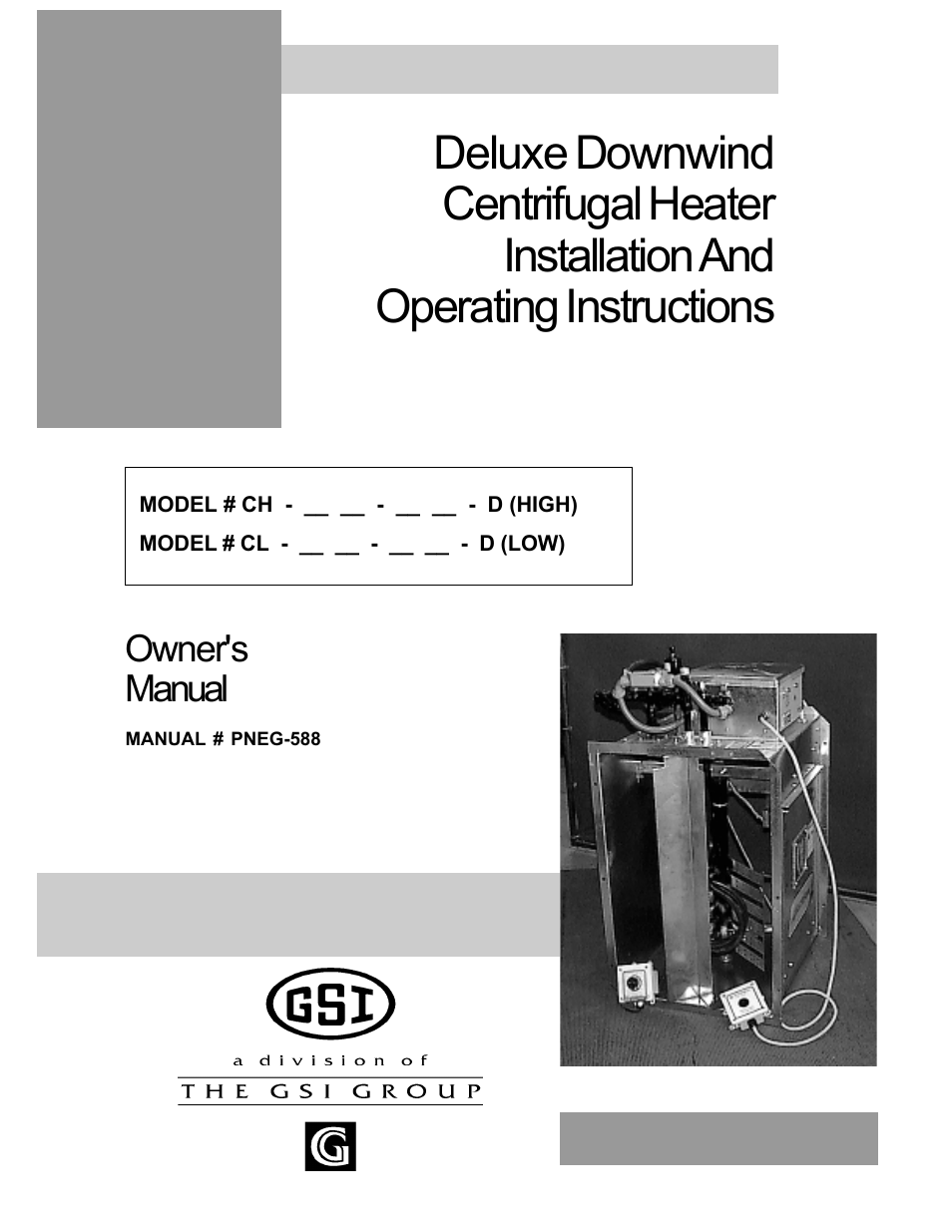 Grain Systems PNEG-588 User Manual | 33 pages