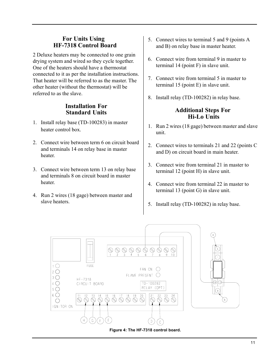 Second heater installation | Grain Systems PNEG-588 User Manual | Page 11 / 33