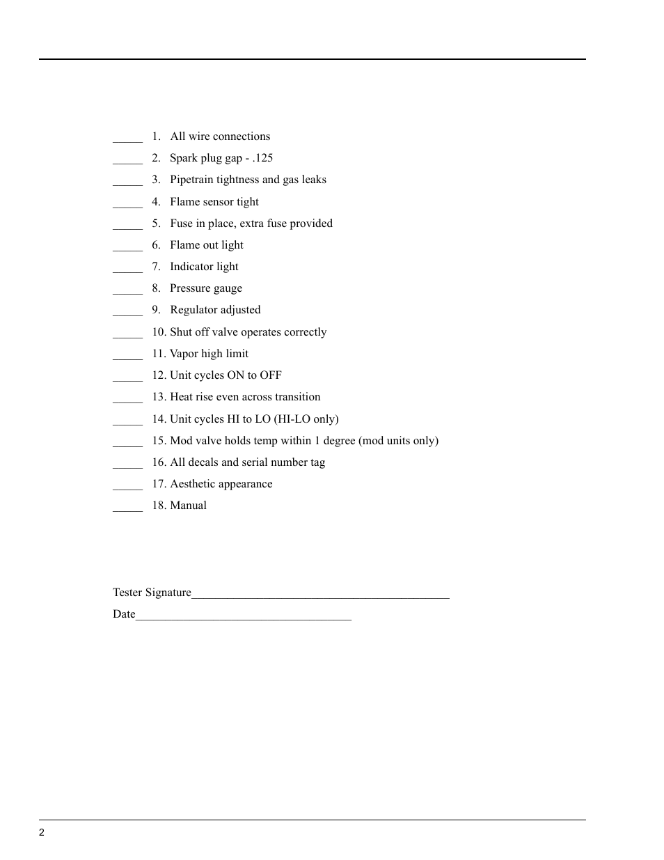 Check list | Grain Systems PNEG-588 User Manual | Page 2 / 33