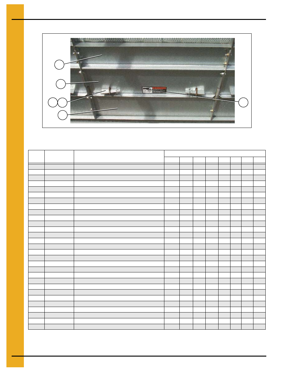 Main structure assembly meter roll access door, Figure 1k | Grain Systems PNEG-545 User Manual | Page 14 / 70