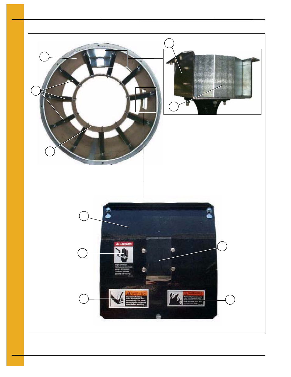 Fan/heaters, Chapter 3 fan/heaters, Fan/heater housing assembly | Grain Systems PNEG-545 User Manual | Page 32 / 70