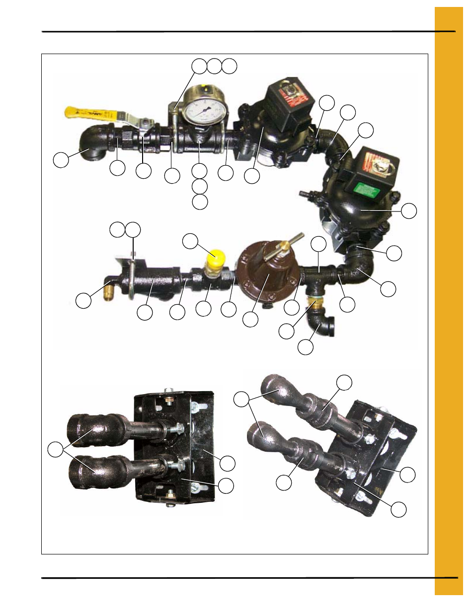 Lp pipe train assemblies (continued), Fan/heaters | Grain Systems PNEG-545 User Manual | Page 41 / 70