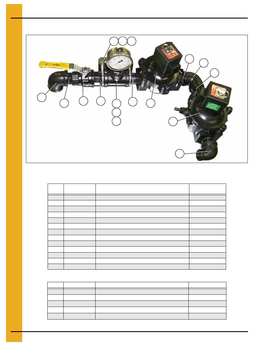 Ng pipe train assemblies (continued), Fan/heaters | Grain Systems PNEG-545 User Manual | Page 44 / 70