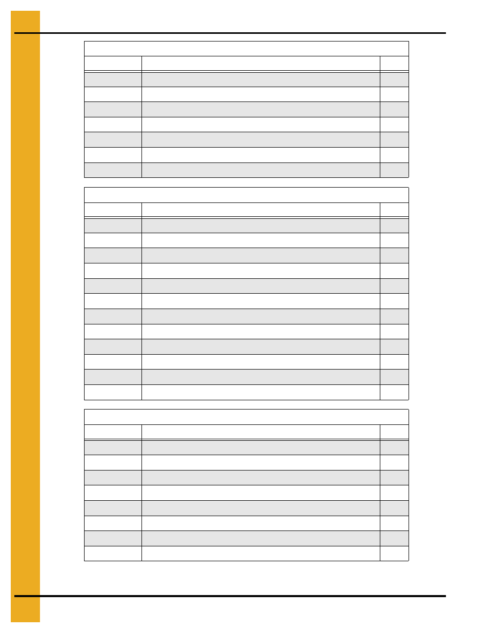 Parts list | Grain Systems Bin Accessories PNEG-1112 User Manual | Page 44 / 52