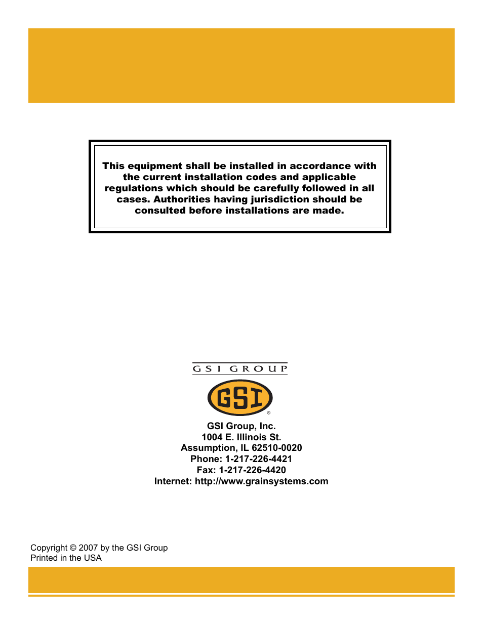 Grain Systems Bucket Elevtors, Conveyors, Series II Sweeps PNEG-1295 User Manual | Page 46 / 46