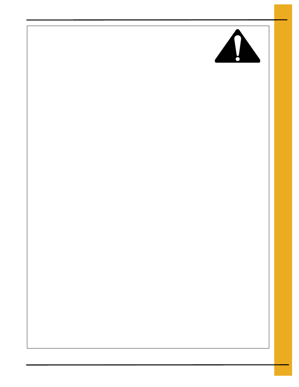 Operate unload equipment properly | Grain Systems Custom, Utility and Bulk Tank Augers PNEG-1434 User Manual | Page 7 / 38