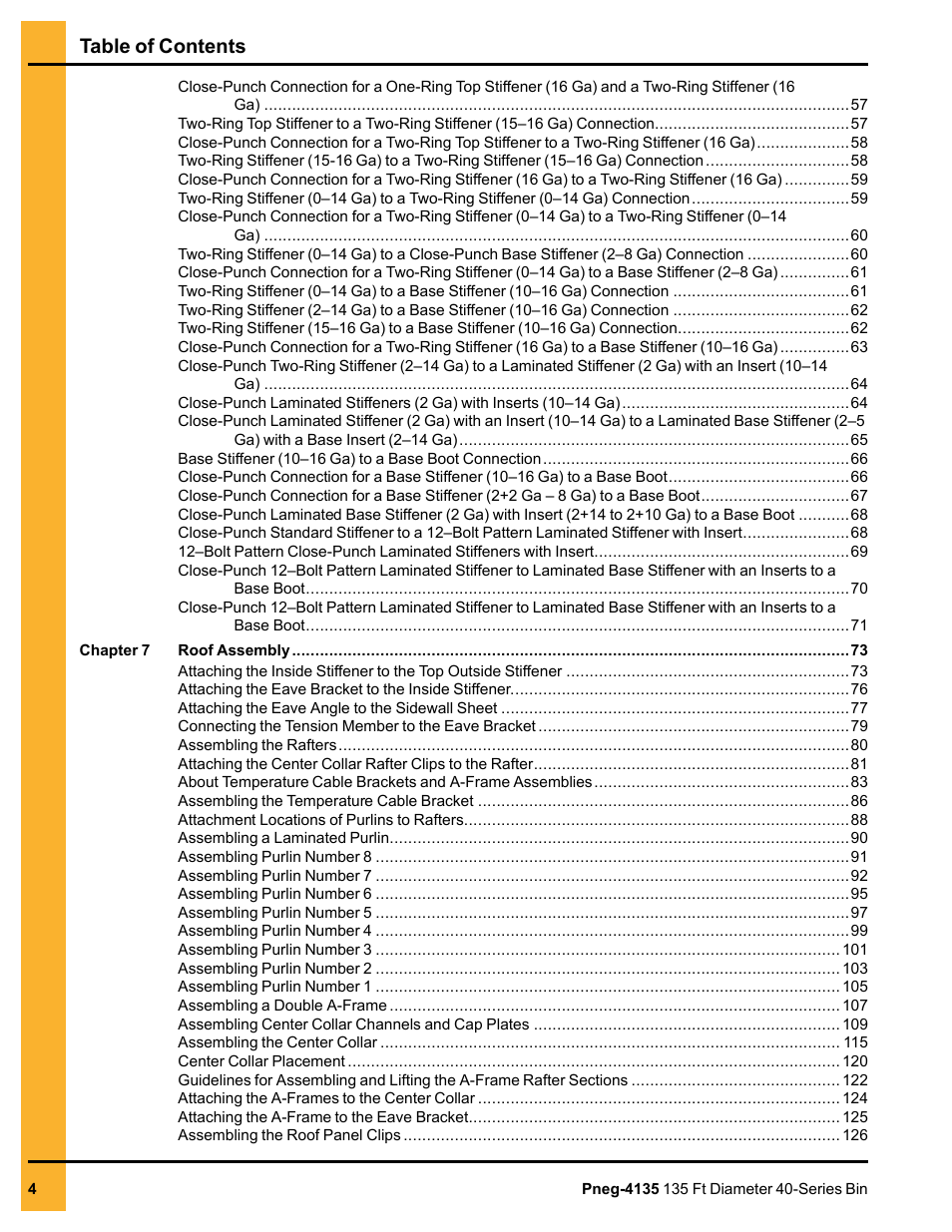 Grain Systems Tanks PNEG-4135 User Manual | Page 4 / 186